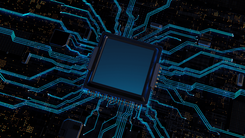 a complex network design in a chip