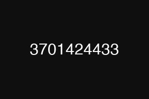 3701424433