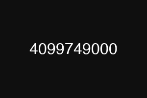 4099749000