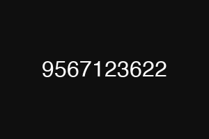 9567123622