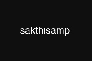 sakthisampl