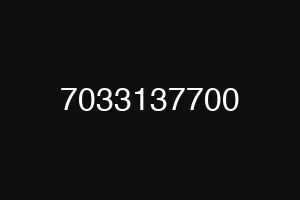 7033137700