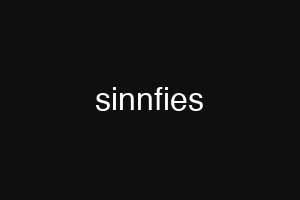 sinnfies